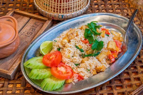 Vegan Fried Rice with Tofu - ISARN